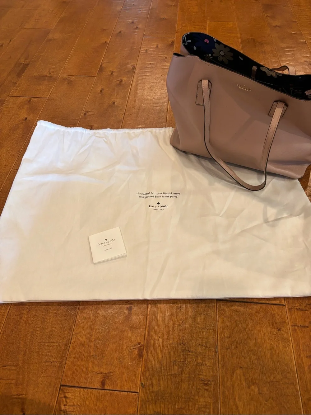 kate spade Dusty Rose Leather Tote